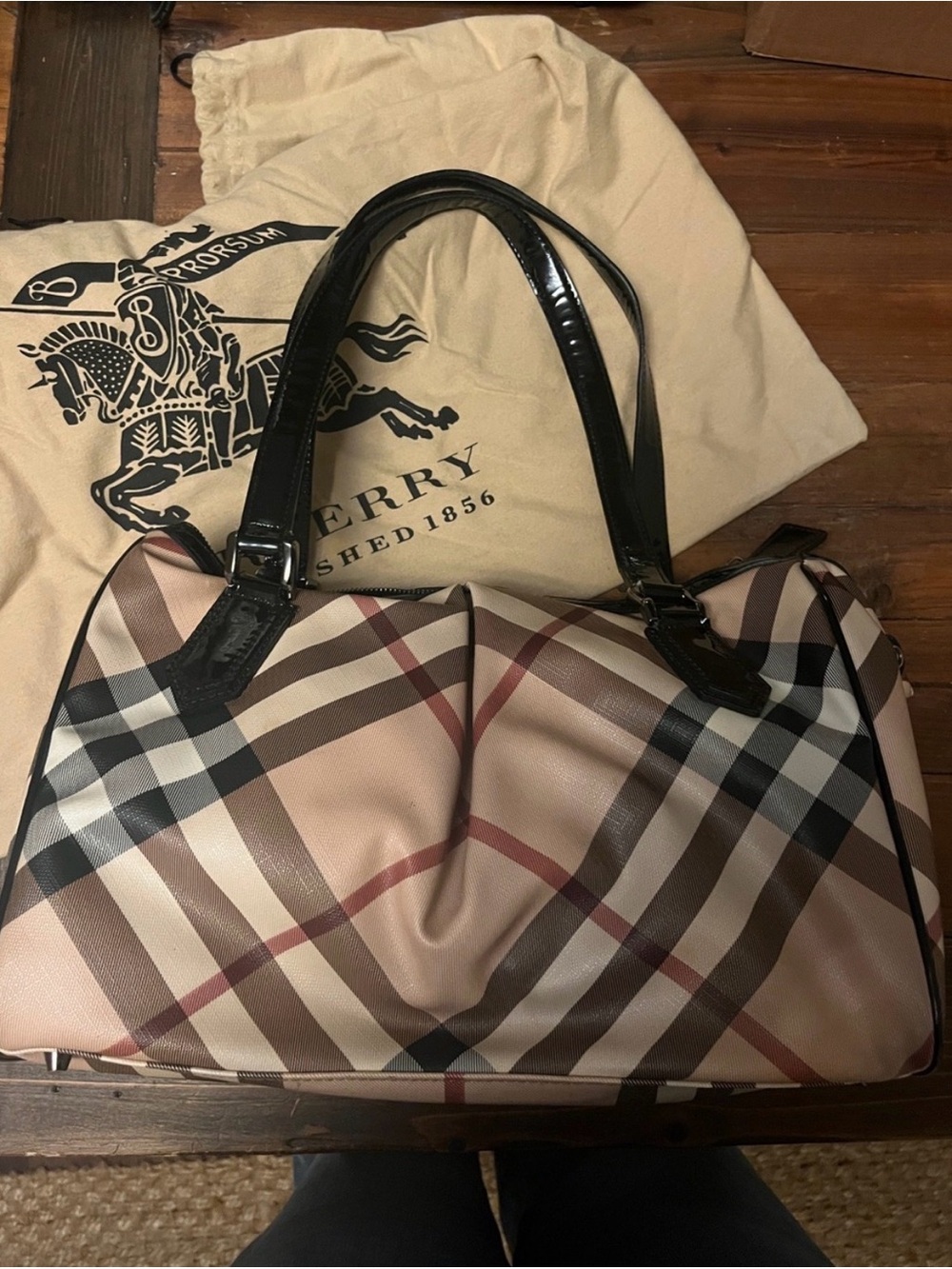 Burberry, Burberry Nova Check satchel